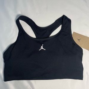 NWT Nike Jordan sports bra black size medium